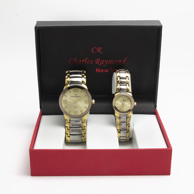 1478  - Two Tone Watches with extra batteries